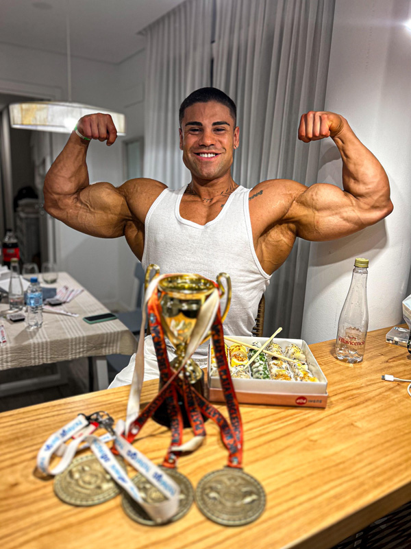 Kevin Sáenz Valiente ganador culturismo NPC Mar Del Plata